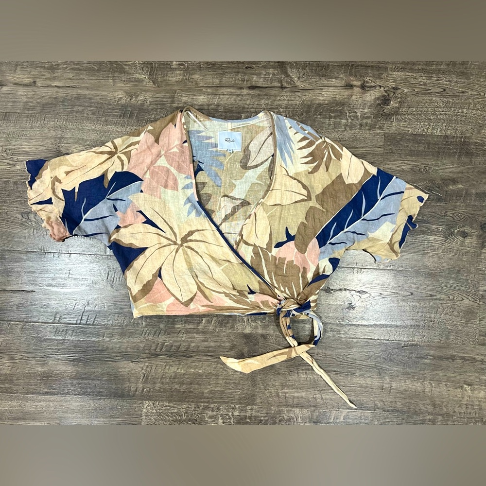 Rails - Athena crop wrap top size M